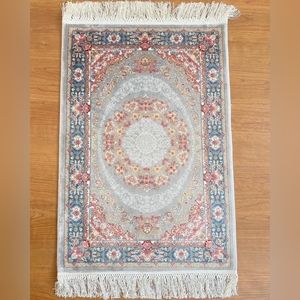 100% bamboo silk carpet, mini carpet